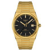 Tissot PRX Powermatic 80 Damian Lillard Special Edition T137.407.33.051.00 - bracciale e cassa acciaio - quadrante nero con datario e indici oro